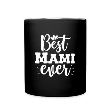 So sieht eine coole Mama aus Mami Schweiz Mutter - Tasse einfarbig - Schwarz - Vorne