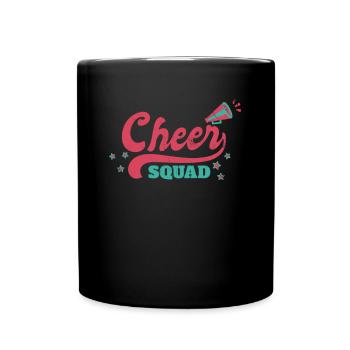 Cheer Squad Design for Cheerleader Cheer Girls - Full Colour Mug - black - Front