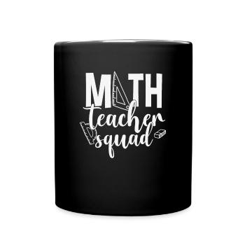 Escouade des professeurs de mathématiques - Mug uni - noir - Devant