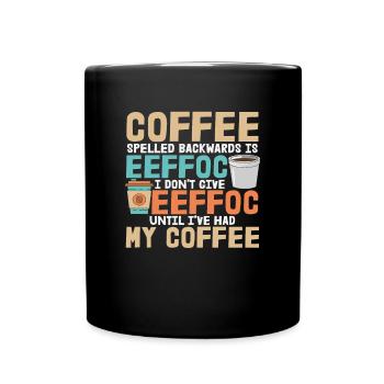 Citations de café - Mug uni - noir - Devant