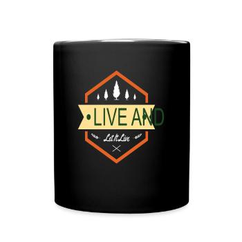 Live And Let Live Earth Protection Support Quotes - Full Colour Mug - black - Front