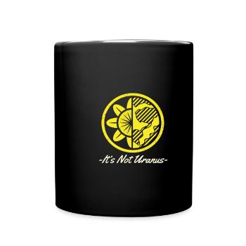 It's Not Uranus Earth Protection Support - Full Colour Mug - black - Front