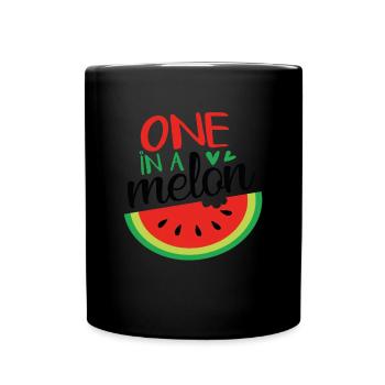 One In A Melon Summer Citations - Mug uni - noir - Devant