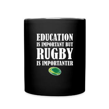 Mais le rugby est plus important Afrique du Sud Rugby - Mug uni - noir - Devant