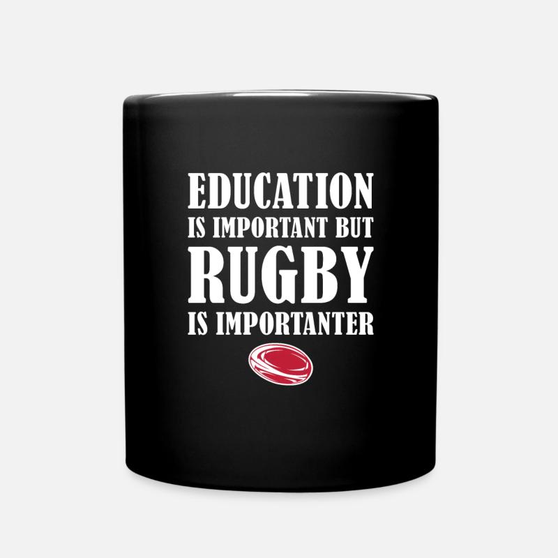 But Rugby Importanter England Rugby - Tasse einfarbig - Schwarz