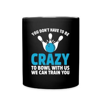 Bowling Bowler Gutter Strike Replacement Needles - Full Colour Mug - black - Front