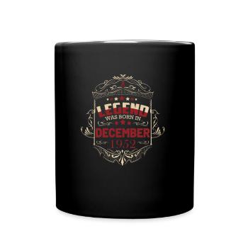 A legend was born in December 1952 70 - Full Colour Mug - black - Front