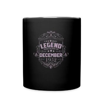 A legend was born in December 1952 70 - Full Colour Mug - black - Front