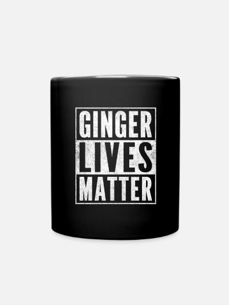 Funny Ginger Gift Idea - Tasse einfarbig - Schwarz