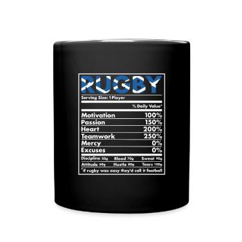 Nutrition Scotland Rugby - Mug uni - noir - Devant