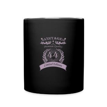 Cadeaux 44e anniversaire Vintage Brother - Mug uni - noir - Devant