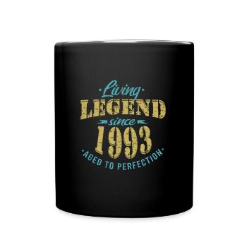Lebende Legende seit 1993 Geburtstag Modern - Tasse einfarbig - Schwarz - Vorne