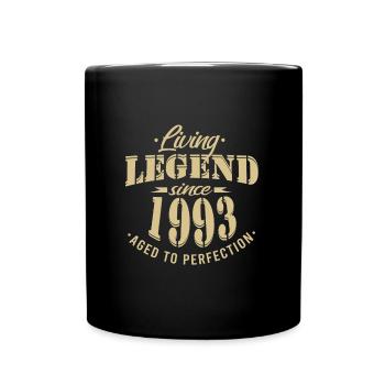 Lebende Legende seit 1993 Geburtstag Modern - Tasse einfarbig - Schwarz - Vorne