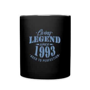 Lebende Legende seit 1993 Geburtstag Modern - Tasse einfarbig - Schwarz - Vorne