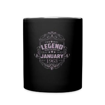 Cadeaux d’anniversaire Hommes Femmes Janvier - Mug uni - noir - Devant