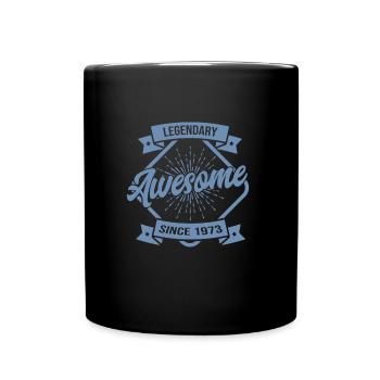 Légendaire depuis 1973 Anniversaire - Mug uni - noir - Devant
