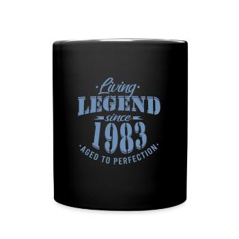 Birthday Living Legend born 1983 - Full Colour Mug - black - Front