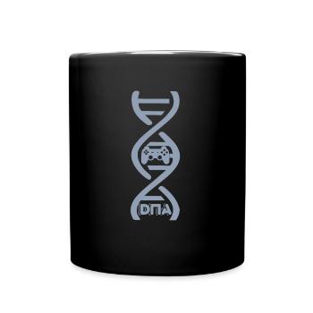 Gaming ist meine DNA Zocker Controller - Tasse einfarbig - Schwarz - Vorne