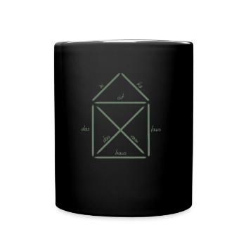 Das Haus vom Nikolaus Shirt für Weihnachten - Tasse einfarbig - Schwarz - Vorne