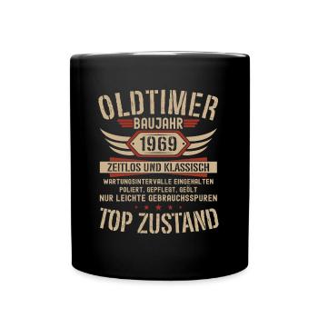 54th birthday 50 years classic car gift 1973 - Full Colour Mug - black - Front