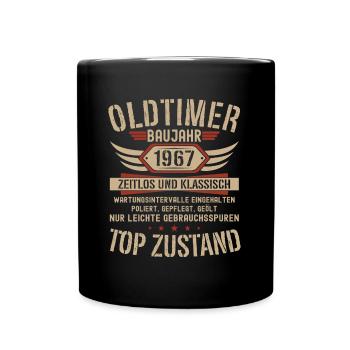 56th birthday 50 years oldtimer gift 1973 - Full Colour Mug - black - Front