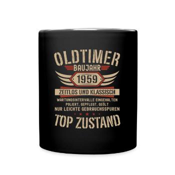 64th birthday 50 years classic car gift 1973 - Full Colour Mug - black - Front