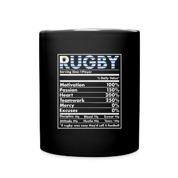 Nutrition Uruguay Rugby - Mug uni - noir - Devant