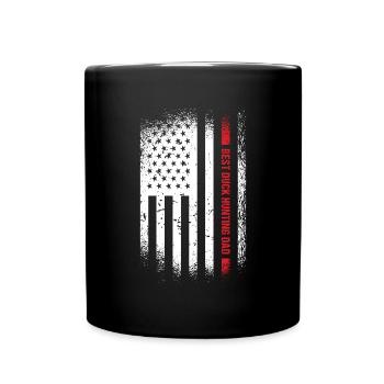 Duck Hunter Best Duck Hunting Dad Duck Hunting - Full Colour Mug - black - Front