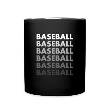 Sports Baseball - Full Colour Mug - black - Front