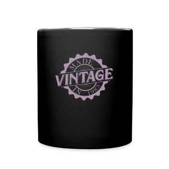 Vintage 1983 Geburtstag Sprüche - Tasse einfarbig - Schwarz - Vorne