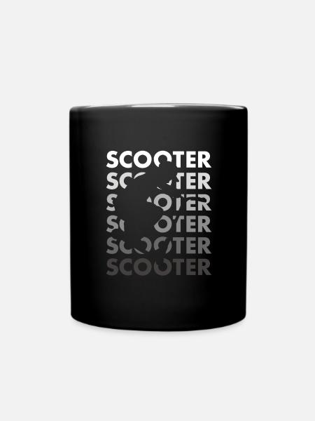 Sport Scooter - Tasse einfarbig - Schwarz