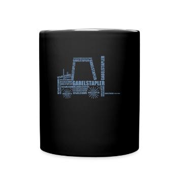 Staplerfahrer Geschenkideen - Tasse einfarbig - Schwarz - Vorne