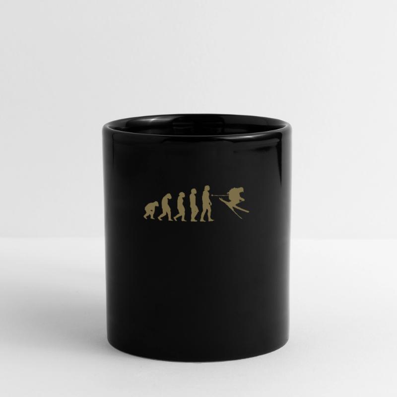 Ski Evolution Tshirt Full Colour Mug
