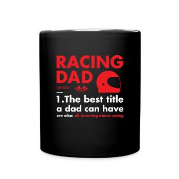 Sport Dad Définition Racing - Mug uni - noir - Devant