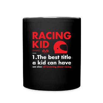 Sport Kid Définition Racing - Mug uni - noir - Devant