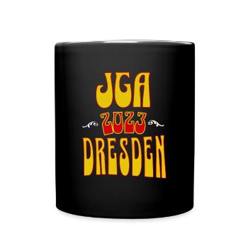 Dresden JGA Junggesellenabschied 2023 für Fans - Tasse einfarbig - Schwarz - Vorne