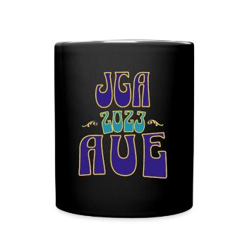 Aue JGA Junggesellenabschied 2023 für Fans - Tasse einfarbig - Schwarz - Vorne