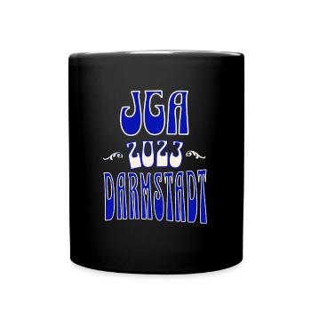 Darmstadt JGA Junggesellenabschied 2023 für Fans - Tasse einfarbig - Schwarz - Vorne