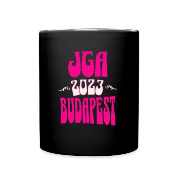 Budapest JGA Junggesellenabschied 2023 für Fans - Tasse einfarbig - Schwarz - Vorne