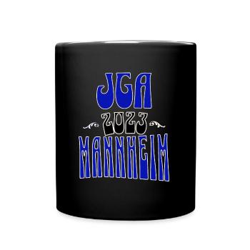 Mannheim JGA Junggesellenabschied 2023 für Fans - Tasse einfarbig - Schwarz - Vorne