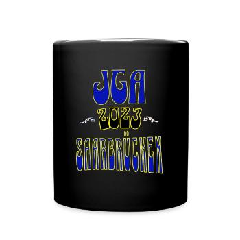 Saarbrücken JGA Junggesellenabschied 2023 für Fans - Tasse einfarbig - Schwarz - Vorne