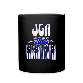 Gelsenkirchen JGA Junggesellenabschied 2023 für - Tasse einfarbig - Schwarz - Vorne