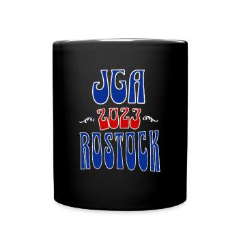 Rostock JGA Junggesellenabschied 2023 für Fans - Tasse einfarbig - Schwarz - Vorne