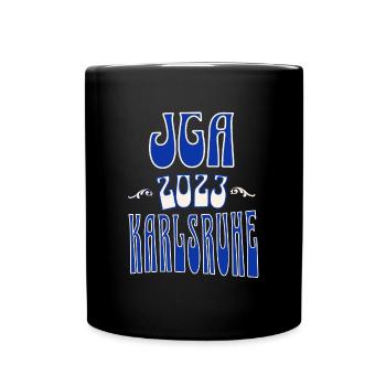 Karlsruhe JGA Junggesellenabschied 2023 für Fans - Tasse einfarbig - Schwarz - Vorne