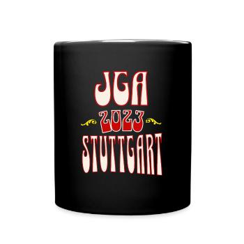 Stuttgart JGA Junggesellenabschied 2023 für Fans - Tasse einfarbig - Schwarz - Vorne