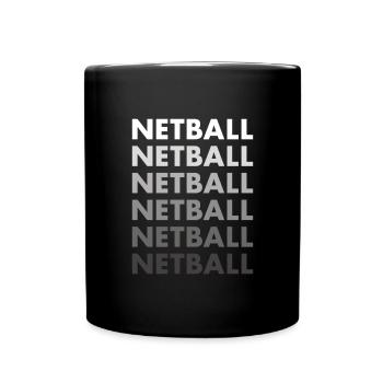 Sport Netball - Tasse einfarbig - Schwarz - Vorne