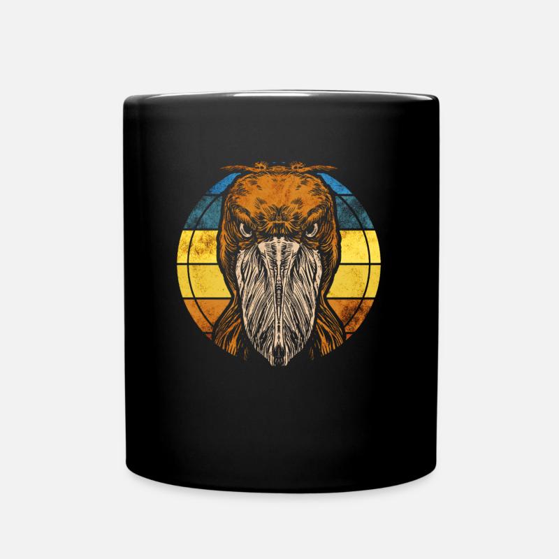 Oiseau bec-en-sabot - Mug uni - noir
