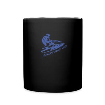 Jet Ski Legende 1993 Geburtstag - Tasse einfarbig - Schwarz - Vorne