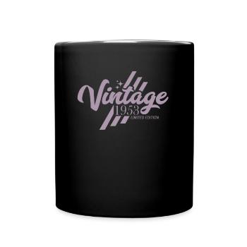 Millésime 1953 Anniversaire Dictons - Mug uni - noir - Devant