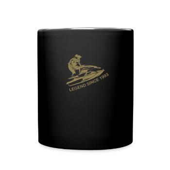 Jet Ski Legende 1993 Geburtstag - Tasse einfarbig - Schwarz - Vorne